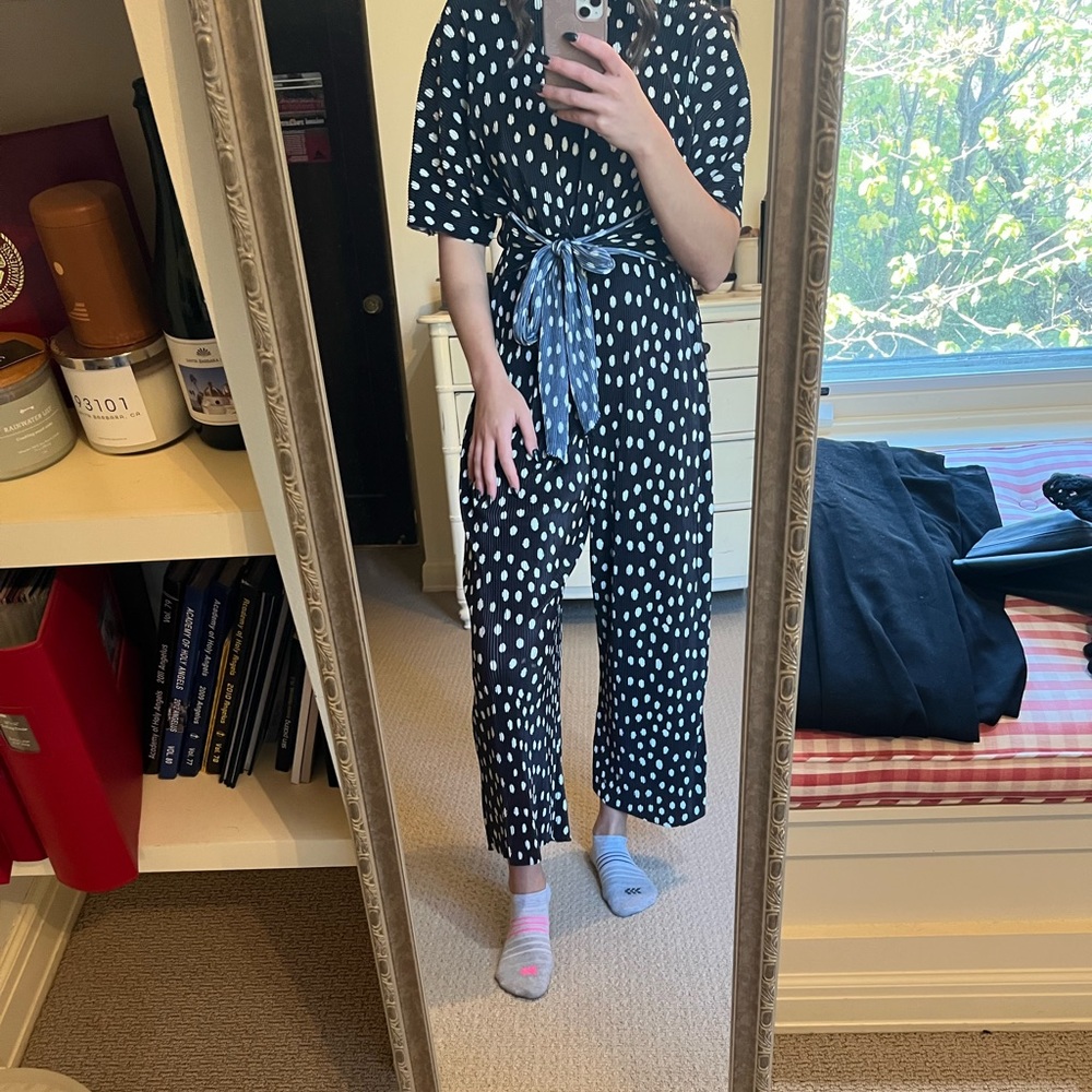 asos black and white jumpsuit